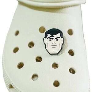Croc Jibbitz | Superman Face DC Comics Shoe Charm | Comic Books Style